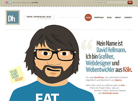 david hellmann website design