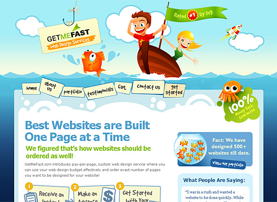 getmefast website design