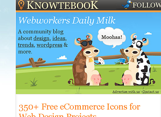 knowtebook website design