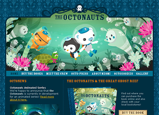 octonauts website design