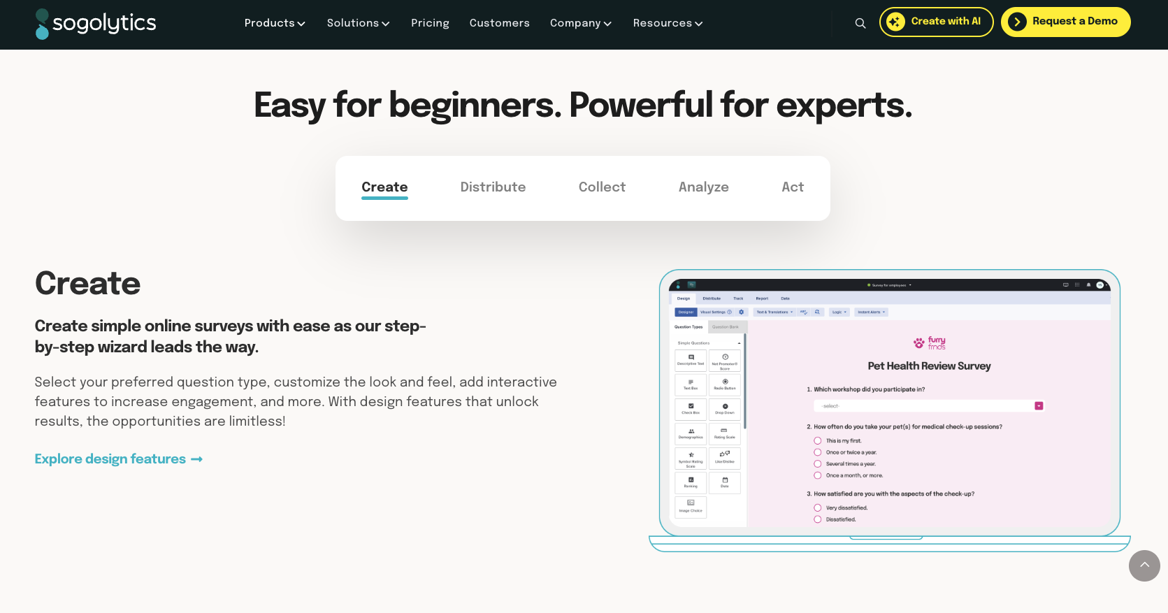 Sogolytics Landing Page