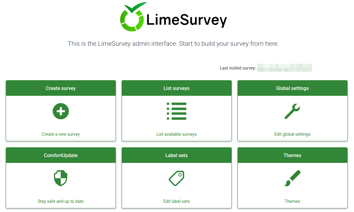 LimeSurvey anket panosu resmi