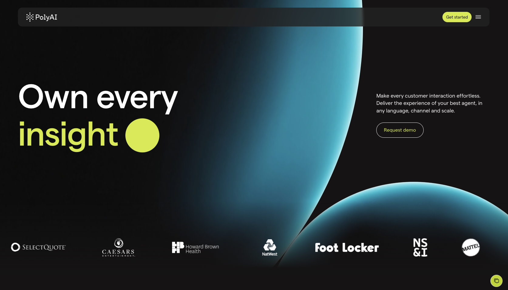 Poly AI Landing Page