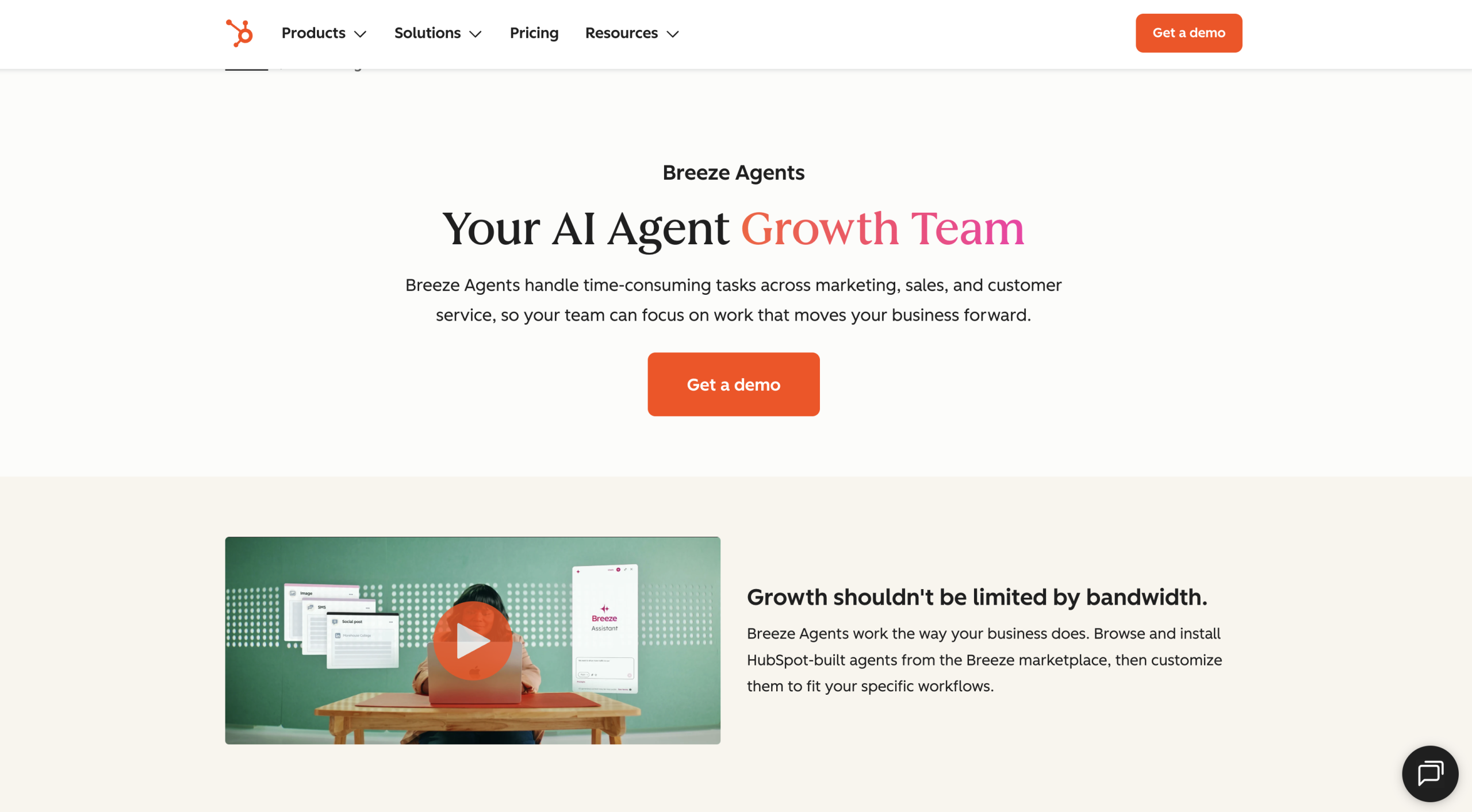 Breeze AI Landing Page