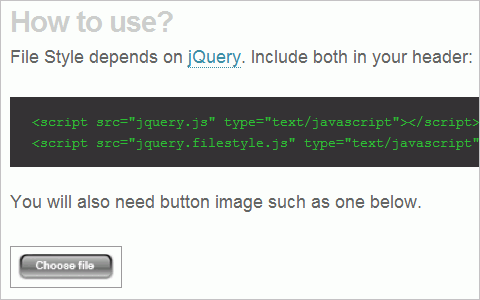   File Style Plugin for jQuery  