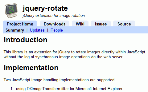   jquery-rotate - Google Code