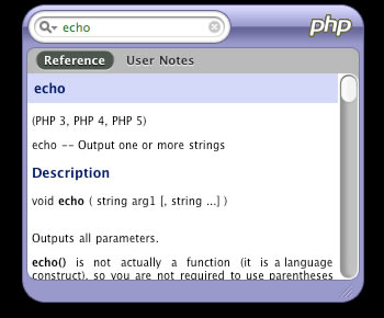 PHP Quick Reference