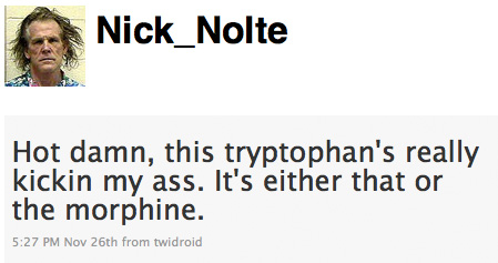 Not Actually Nick Nolte's Twitter