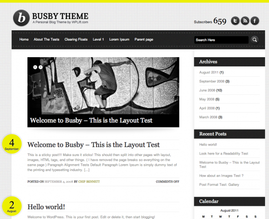 Busby WordPress Theme