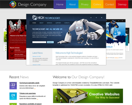  Design Company Website
