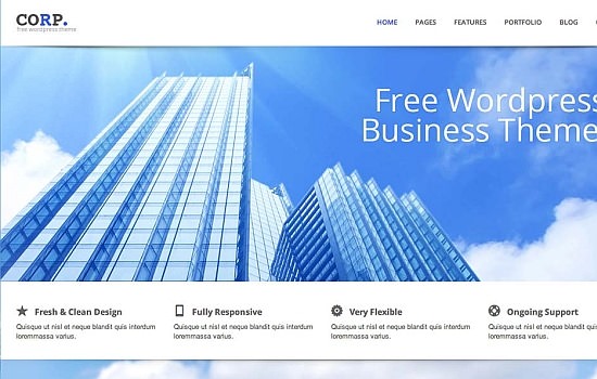 business WordPress theme