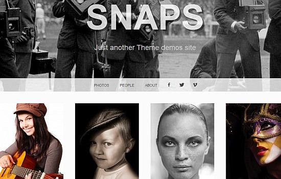 Snaps portfolio theme