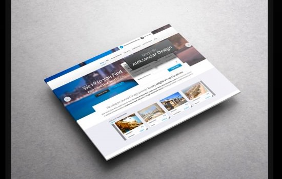 Travel Booking PSD template