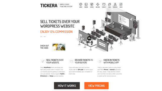 Tickera Website