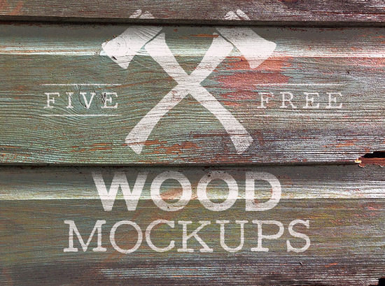 wood mockups