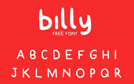 billy font