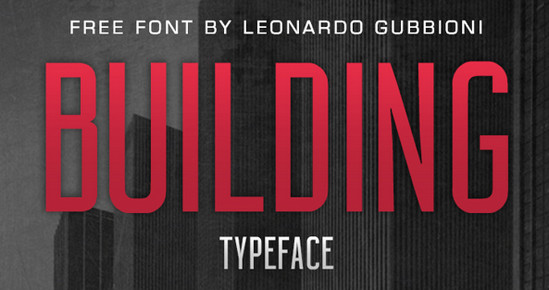 building typeface