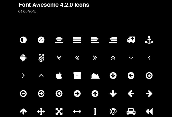 font awesome 4