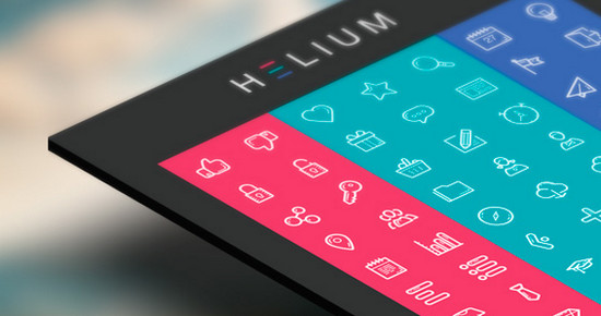 helium icon font