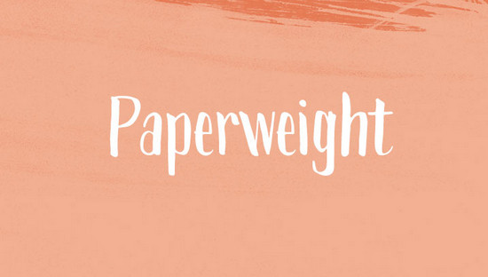 paperweight font