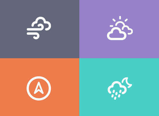weather icon font