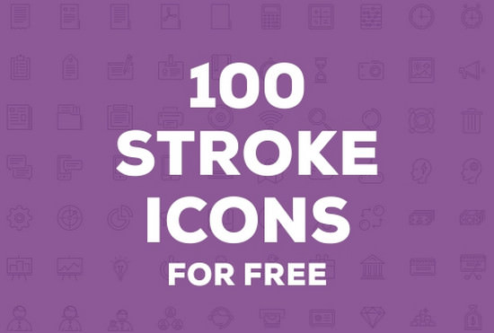 100 stroke icons