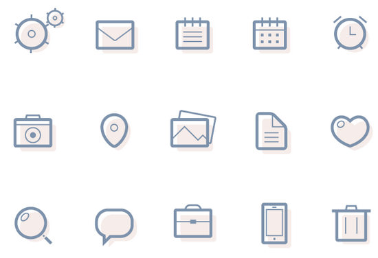 lined icons