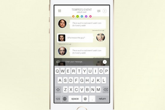 ios chat screen