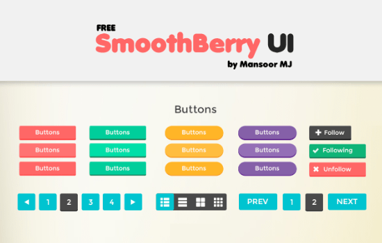 Smooth Berry UI Kit