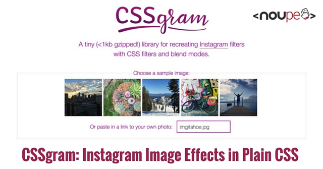 CSSgram: Bildeffekte wie auf Instagram mit CSS
