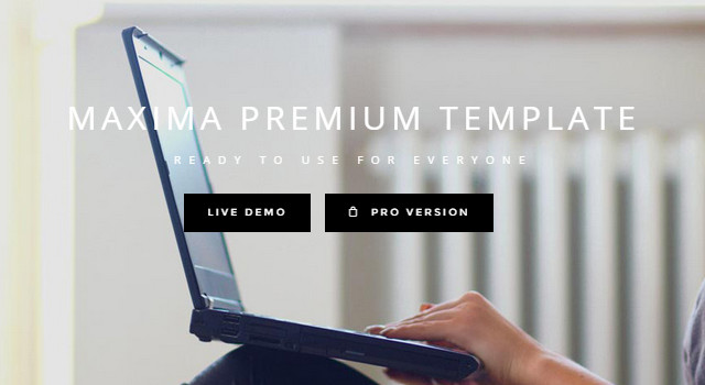 Maxima: Responsive Business Bootstrap Template