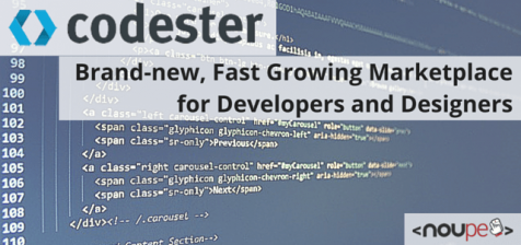 Codester: Brand-new, Fast Growing Marketplace for Developers and Designers