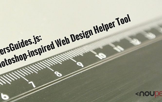 RulersGuides.js: Photoshop-inspired Web Design Helper Tool