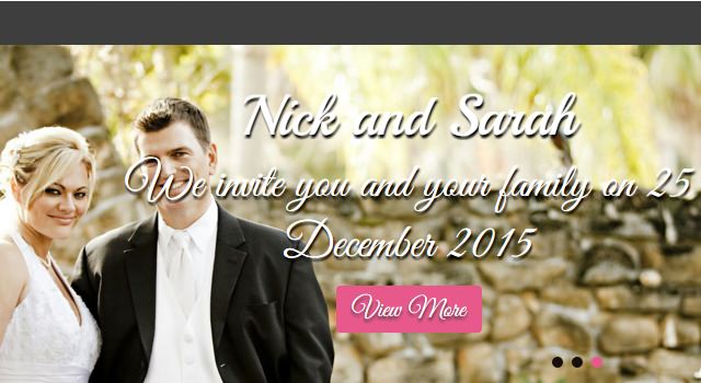 Wedding Invitation WordPress Theme