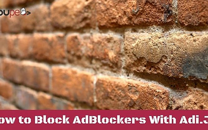 How to Block AdBlockers With Adi.JS