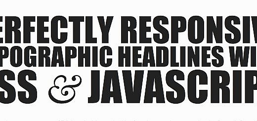 Perfectly responsive headlines with CSS and Javascript