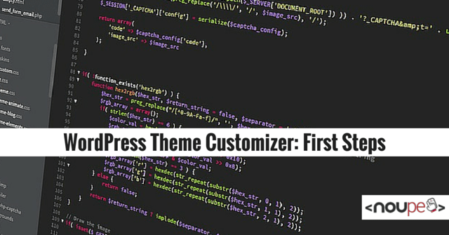 WordPress Theme Customizer: First Steps