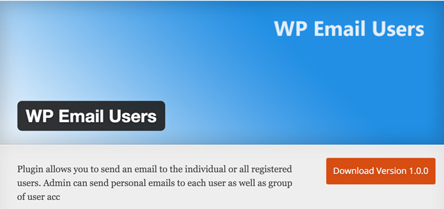 WP-Email-Users