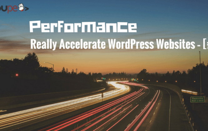Accelerate WordPress Websites