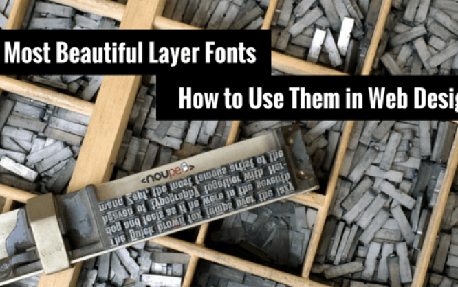 The Most Beautiful Layer Fonts and