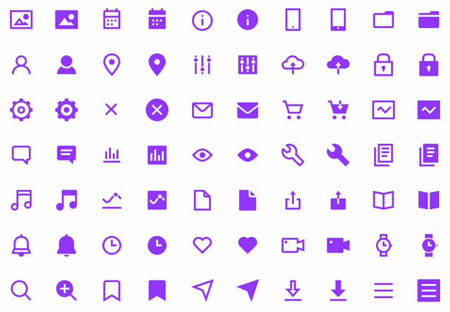 solid icons