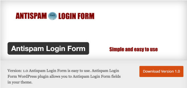 antispam-login-form