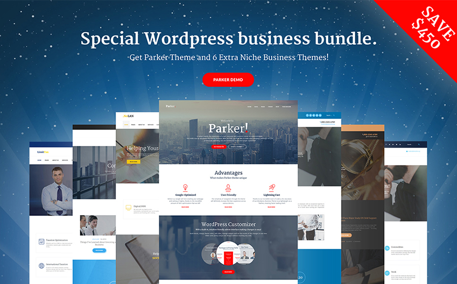 Business Centre WordPress Theme Bundle 