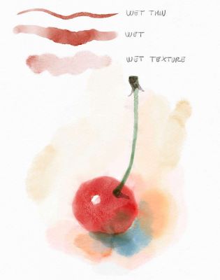 3 watercolor brushes by Paulbigsunday