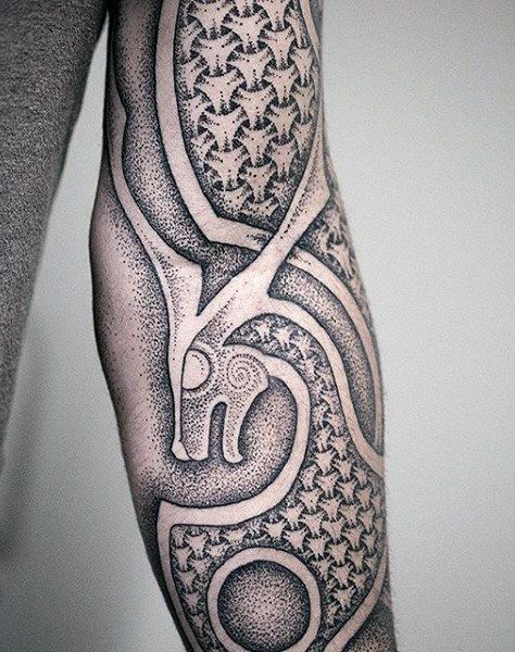 nordic tattoo dragon tattoo