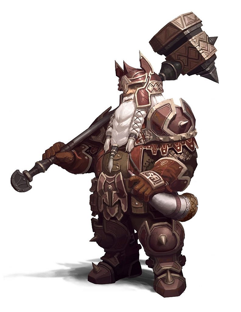 fantasy concept art dwarf warrior