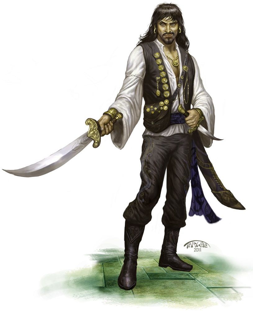 fantasy concept art pirate