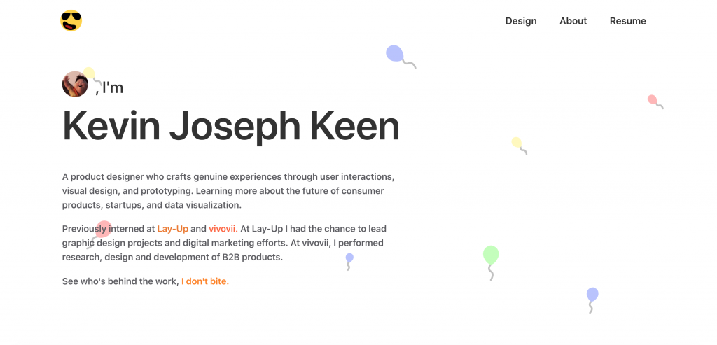 Kevin Joseph Keen UX Designer Portfolio