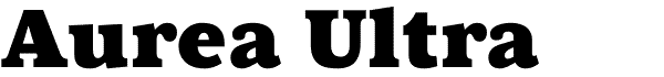 Aurea Ultra Clarendon serif font