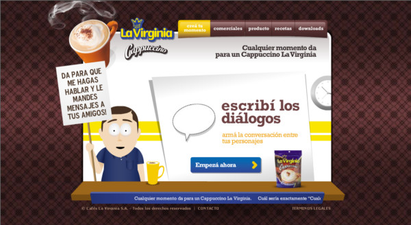 Cappuccino La Virginia On Showcase Of Web Design In  Argentina